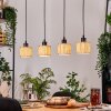 Bongal Lámparas suspendidas, Lámparas colgantes Crudo, Negro, 4 luces