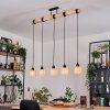 Cavaca Lámparas suspendidas, Lámparas colgantes Crudo, Negro, 5 luces Cavaca Lámparas suspendidas, Lámparas colgantes Crudo, Negro, 5 luces