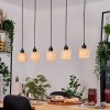 Cavaca Lámparas suspendidas, Lámparas colgantes Crudo, Negro, 5 luces Cavaca Lámparas suspendidas, Lámparas colgantes Crudo, Negro, 5 luces