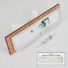 Dalan Plafones, Spot techo LED Crudo, Blanca, 2 luces
