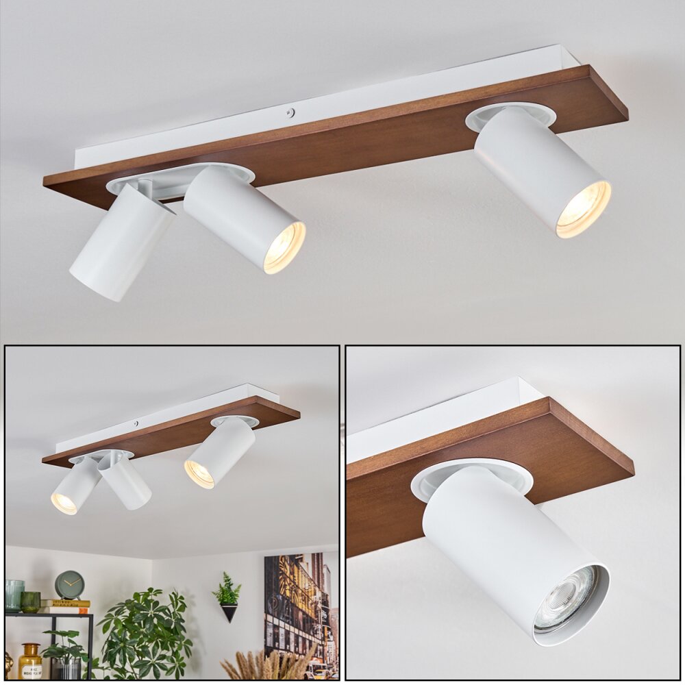 Dalan Plafones, Spot techo LED Crudo, Blanca, 3 luces main product photo