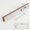 Dalan Plafones, Spot techo LED Crudo, Blanca, 4 luces