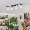 Dalan Plafones, Spot techo LED Crudo, Blanca, 4 luces