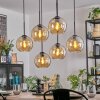 Koyoto Lámparas suspendidas, Luminarias esféricas, Lámparas colgantes Colores ámbar, 6 luces