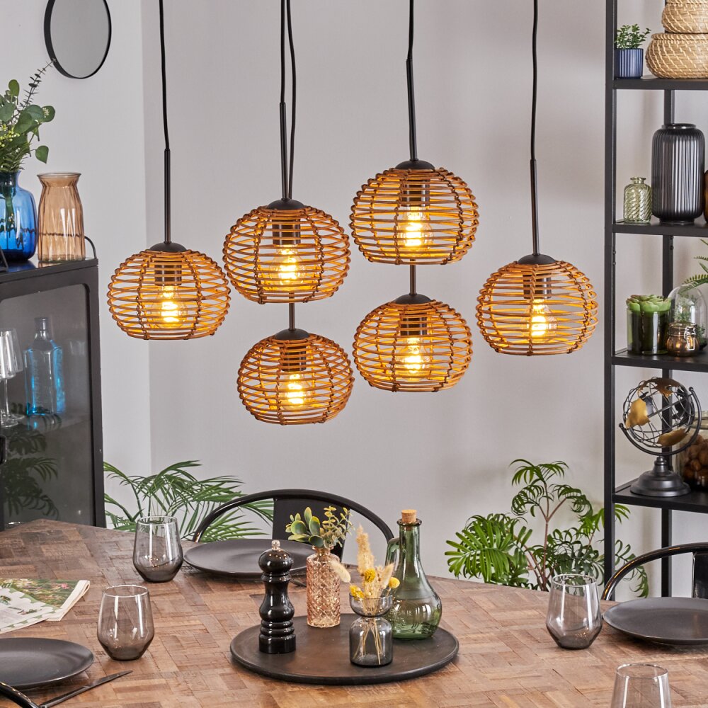 Mulstrand Lámparas suspendidas, Lámparas colgantes Crudo, 6 luces main product photo