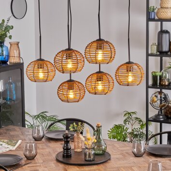 Mulstrand Lámparas suspendidas, Lámparas colgantes Crudo, 6 luces