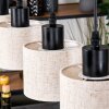 Bassagoda Lámparas suspendidas, Lámparas colgantes Crudo, Negro, 4 luces Bassagoda Lámparas suspendidas, Lámparas colgantes Crudo, Negro, 4 luces