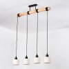 Bassagoda Lámparas suspendidas, Lámparas colgantes Crudo, Negro, 4 luces Bassagoda Lámparas suspendidas, Lámparas colgantes Crudo, Negro, 4 luces