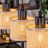 Sabadim Lámparas suspendidas, Lámparas colgantes Crudo, Negro, 4 luces