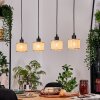 Sabadim Lámparas suspendidas, Lámparas colgantes Crudo, Negro, 4 luces