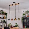 Koyoto Lámparas suspendidas, Luminarias esféricas, Lámparas colgantes Crudo, Negro, 4 luces