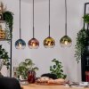 Koyoto Lámparas suspendidas, Luminarias esféricas, Lámparas colgantes Crudo, Negro, 4 luces