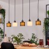 Bassagoda Lámparas suspendidas, Lámparas colgantes Crudo, Negro, 5 luces
