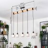 Bassagoda Lámparas suspendidas, Lámparas colgantes Crudo, Negro, 5 luces