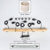 Bassagoda Lámparas suspendidas, Lámparas colgantes Crudo, Negro, 5 luces
