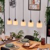 Bassagoda Lámparas suspendidas, Lámparas colgantes Crudo, Negro, 5 luces