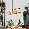 Granja Lámparas suspendidas, Lámparas colgantes Crudo, Negro, 5 luces