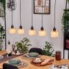 Sabadim Lámparas suspendidas, Lámparas colgantes Crudo, Negro, 5 luces