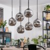 Ripoll Lámparas suspendidas, Luminarias esféricas, Lámparas colgantes Cromo, Ahumado, 6 luces