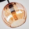 Koyoto Plafones, Luminarias esféricas 30 cm Colores ámbar, 3 luces