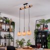 Basto Lámparas suspendidas, Lámparas colgantes Crudo, Negro, 3 luces