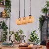 Basto Lámparas suspendidas, Lámparas colgantes Crudo, Negro, 3 luces