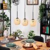 Basto Lámparas suspendidas, Lámparas colgantes Crudo, Negro, 3 luces