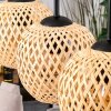 Basto Lámparas suspendidas, Lámparas colgantes Crudo, Negro, 3 luces