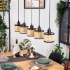 Ramila Lámparas suspendidas, Lámparas colgantes Crudo, Negro, 5 luces
