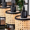 Ramila Lámparas suspendidas, Lámparas colgantes Crudo, Negro, 5 luces