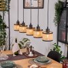 Ramila Lámparas suspendidas, Lámparas colgantes Crudo, Negro, 5 luces