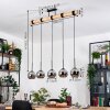Koyoto Lámparas suspendidas, Luminarias esféricas, Lámparas colgantes Crudo, Negro, 5 luces