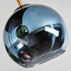 Koyoto Plafones, Luminarias esféricas dorado, Negro, 5 luces