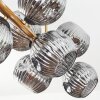 Ripoll Plafones, Luminarias esféricas dorado, Negro, 8 luces