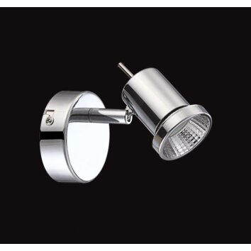Wofi HOORN Aplique LED Cromo, 1 luz