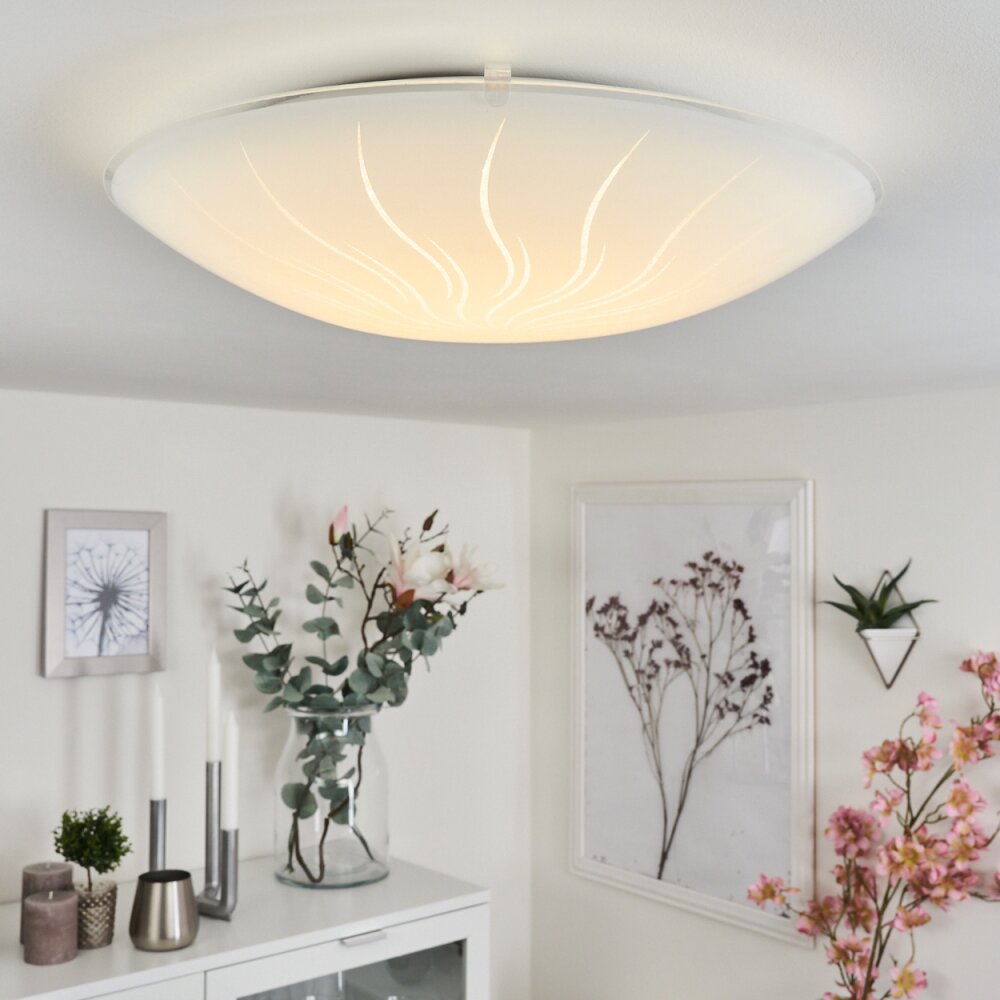 Emibois Lámpara de Techo LED Cromo, 1 luz main product photo