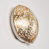 Concha Aplique Blanca, 1 luz