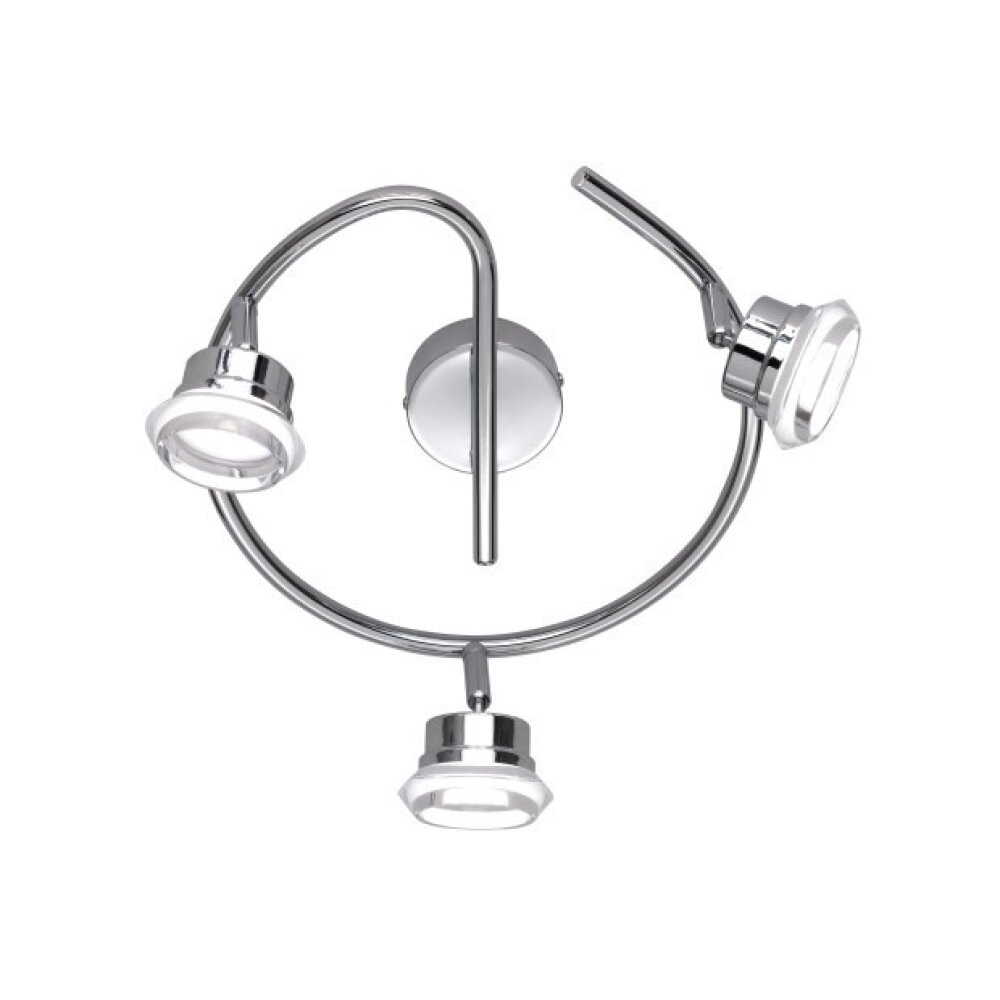 Wofi MORGAN Foco de techo Cromo, 3 luces main product photo