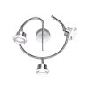 Wofi MORGAN Foco de techo Cromo, 3 luces