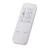 Wofi LINOX Lámpara de Techo LED Plata, 1 luz, Mando a distancia