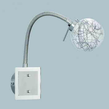 Fischer & Honsel Flex 1 aplique de pared lámpara de lectura flexible con cuello de cisne