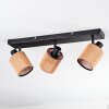 Kinnared Plafones, Spot techo Negro, 3 luces