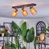 Kinnared Plafones, Spot techo Negro, 3 luces