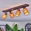 Kinnared Plafones, Spot techo Negro, 4 luces