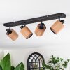 Kinnared Plafones, Spot techo Negro, 4 luces