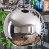 Koyoto Lámparas suspendidas, Luminarias esféricas, Lámparas colgantes Cromo, Ahumado, 5 luces