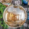 Koyoto Lámparas suspendidas, Luminarias esféricas, Lámparas colgantes Colores ámbar, 5 luces
