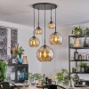 Koyoto Lámparas suspendidas, Luminarias esféricas, Lámparas colgantes Colores ámbar, 5 luces
