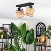 Barcos Plafones, Spot techo Negro, 2 luces