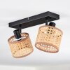 Barcos Plafones, Spot techo Negro, 2 luces